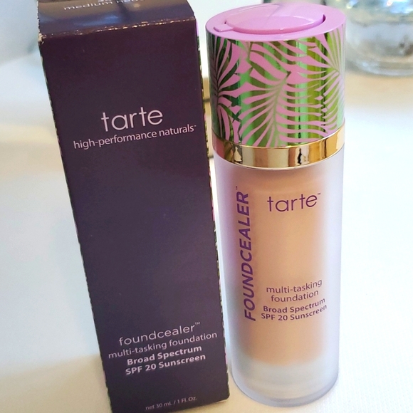 Tarte Babassu Foundcealer Multi-Tasking Foundation SPF 20 in 34N Medium Neutral - Picture 2 of 10